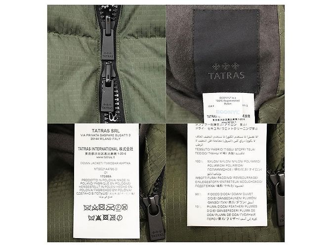 Autre Marque TATRAS NESE Nylon Down Jacket Green Olive green - view 10