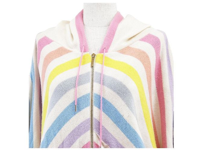 Chanel LA PAUSA Kapuzenpullover aus Kaschmirstrick Mehrfarben - Ansicht 2