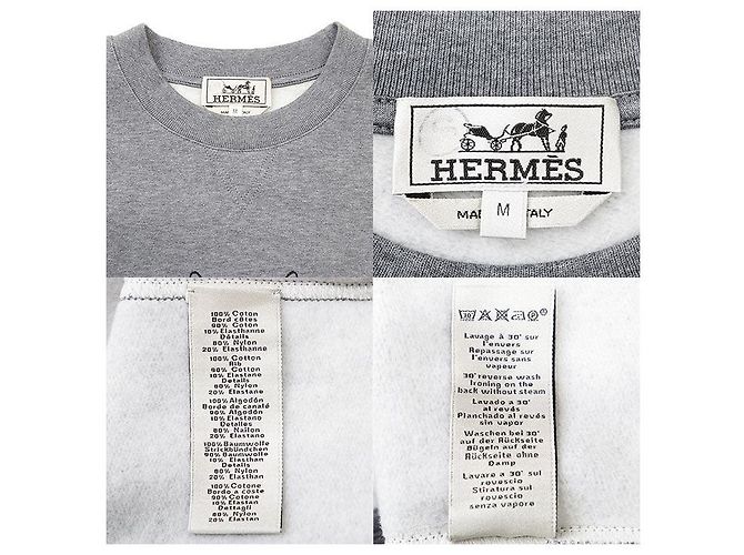Sudadera Hermès Football Horse 24 de algodón M Castaño - vista 8
