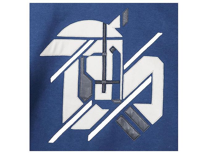 Sweatshirt de algodão Hermès XL Azul - vista 4