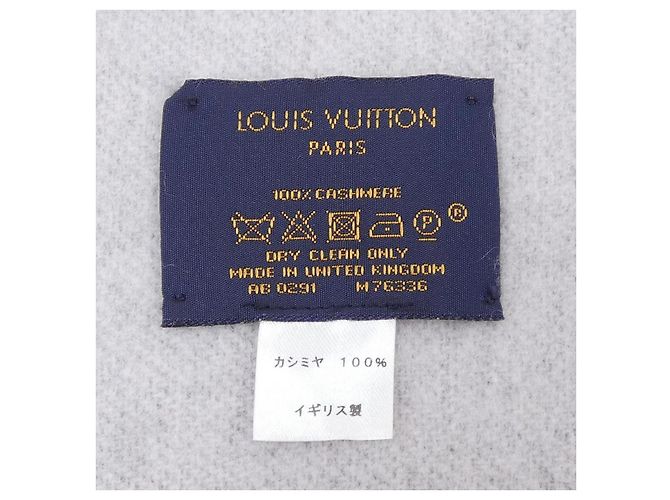 Sciarpa Louis Vuitton Reykjavik Gradient in cashmere Marrone Nero - vista 3