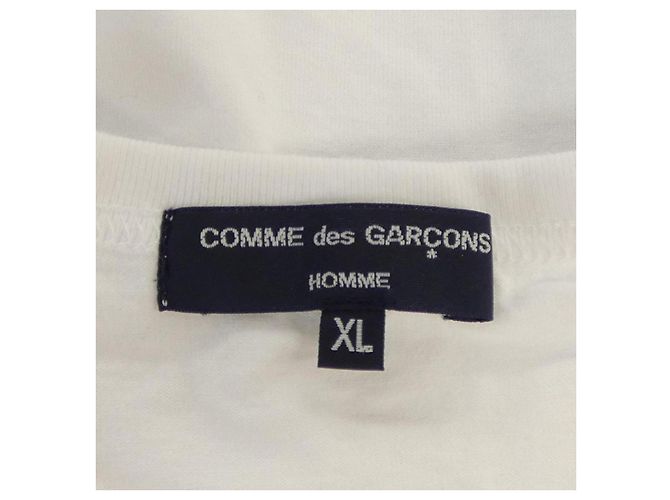 Comme des Garcons Homme T-shirt Blanco - vista 4
