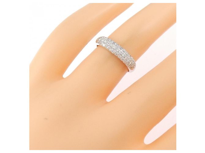 Autre Marque Anillo Ponte Vecchio Pavé Au750 Diamante Plata - vista 5