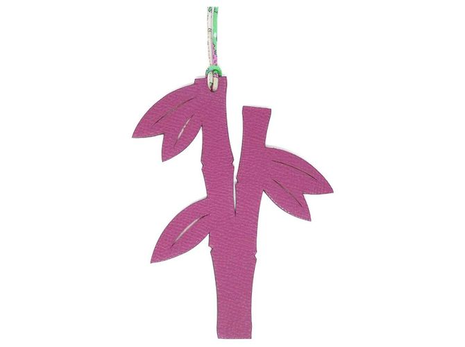 Hermès BAMBOO Epsom Togo Bag Charm Green - view 2