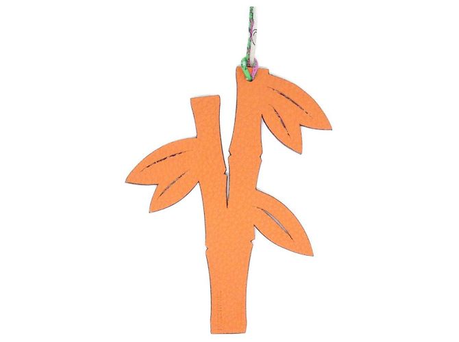 Hermès BAMBOO Epsom Togo Bag Charm Green - view 3