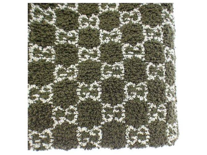 Gonna Gucci Verde Khaki Cachi - vista 6