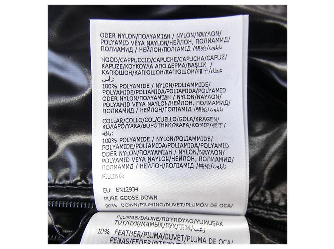 Colete de Penas Moncler KITA Preto - vista 4
