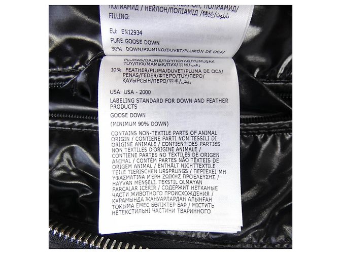 Colete de Penas Moncler KITA Preto - vista 5