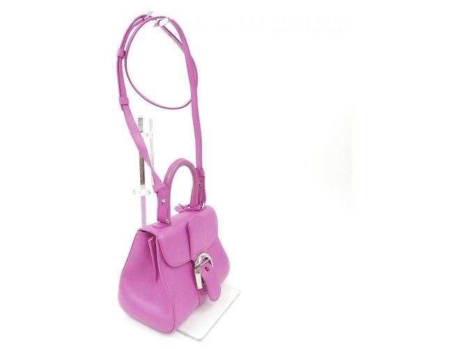 Borsa a mano Delvaux Mini Bag Rosa in pelle - vista 2