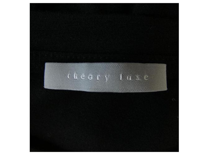 Camiseta Theory luxe negra Negro - vista 4