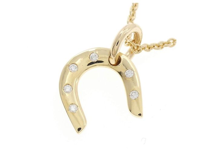 Hermès Au750 Diamant-Halskette Golden - Ansicht 3