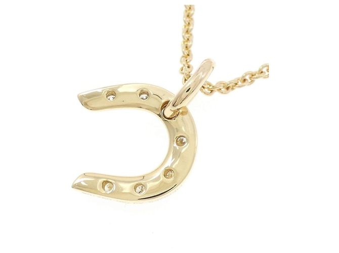Hermès Au750 Diamant-Halskette Golden - Ansicht 4
