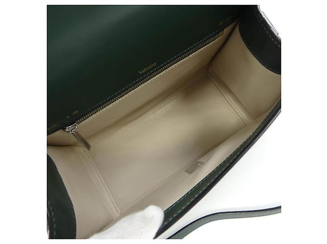 Bolso de mano Valextra ISIDE de cuero verde - vista 6