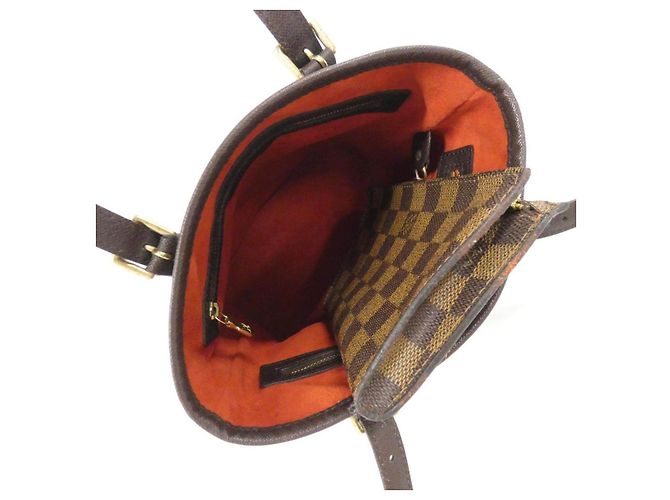 Bolsa de ombro Louis Vuitton Damier Mare Marrom - vista 9