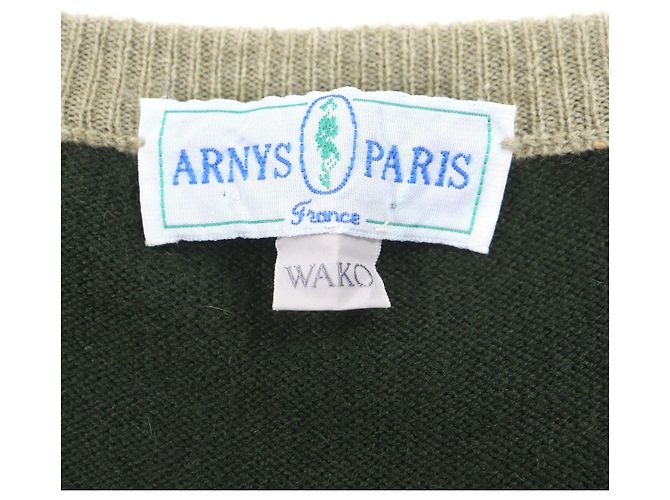 Autre Marque Chaleco de punto de cachemira Arnys Paris Verde - vista 4