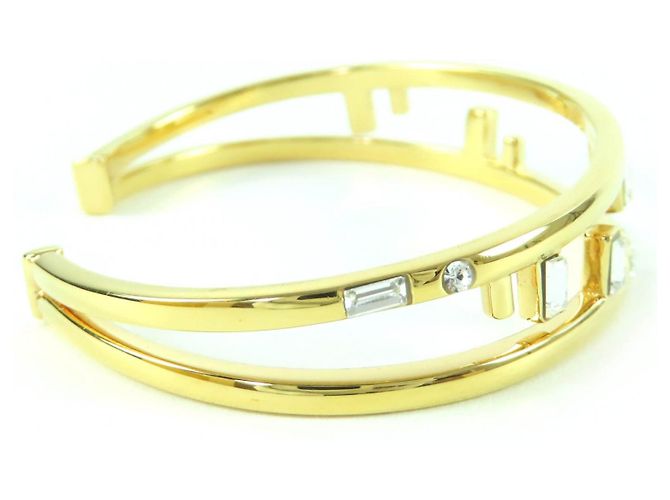 Bangles Fendi First motivo FF D'oro - vista 5