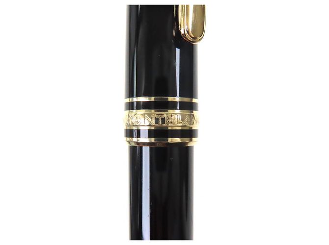 Montblanc Meisterstück 14K Füllfederhalter Schwarz - Ansicht 8