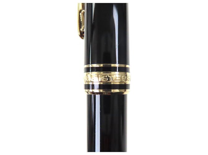 Montblanc Meisterstück 14K Füllfederhalter Schwarz - Ansicht 9