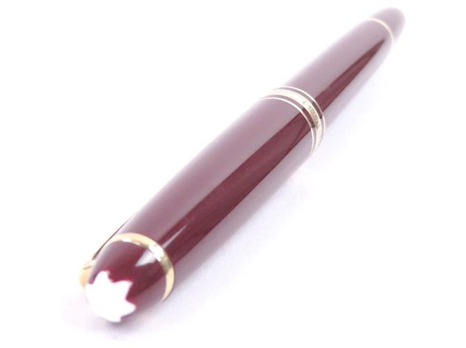 Penna stilografica MONTBLANC Meisterstück 14K Marrone D'oro Bordò - vista 2