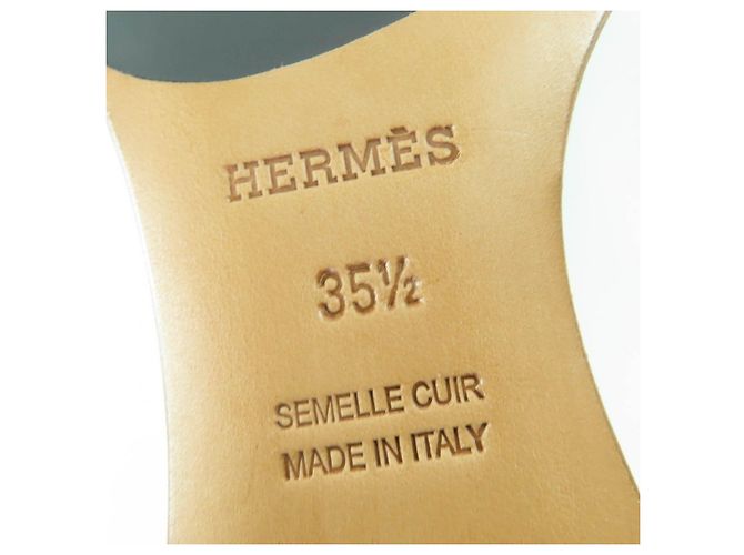Mocasines Hermès Paris Royale35.5 de piel Blanco - vista 11