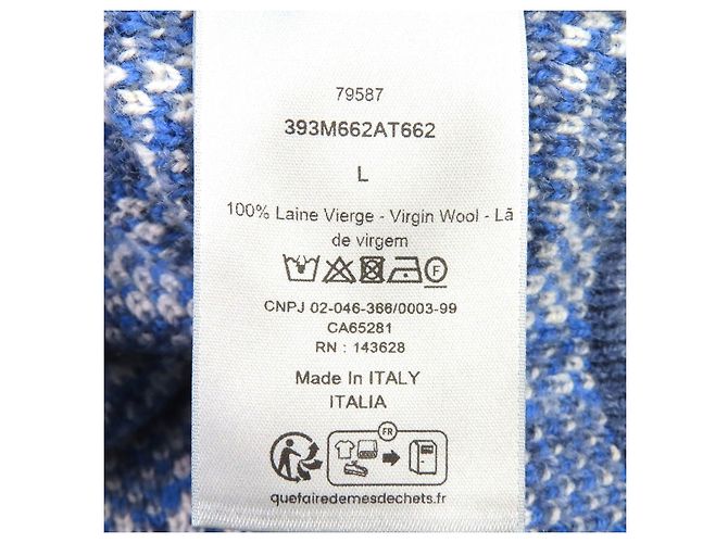 Autre Marque Malha de lã Dior Oblique Azul - vista 5