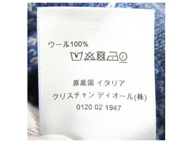 Autre Marque Malha de lã Dior Oblique Azul - vista 6