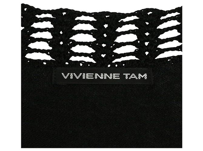 Autre Marque VIVIENNE TAM Strick 2way Ensemble Schwarz - Ansicht 6