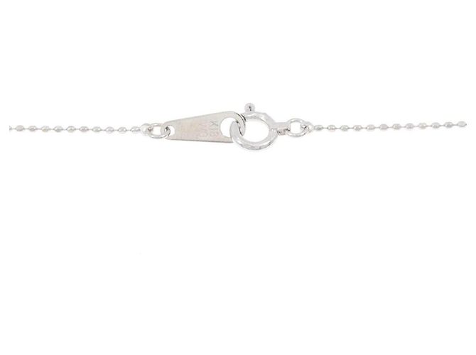Autre Marque Colar Au750 Initial S Diamond Prata - vista 5