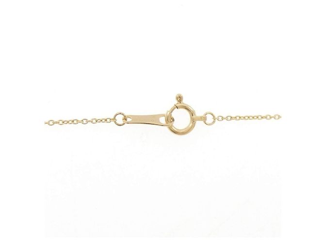 Autre Marque Au750 Schmetterlings-Diamantcollier Golden - Ansicht 5