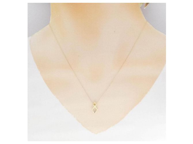 Autre Marque Diamantenhalskette Au750 Golden - Ansicht 6