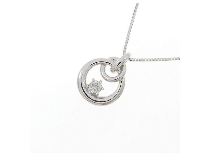Autre Marque Collana in oro bianco Au750 e diamanti Argento - vista 3