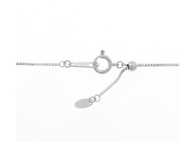 Autre Marque Collana in oro bianco Au750 e diamanti Argento - vista 5