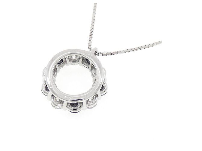 Autre Marque Collana in oro bianco Au750 e diamanti Argento - vista 4