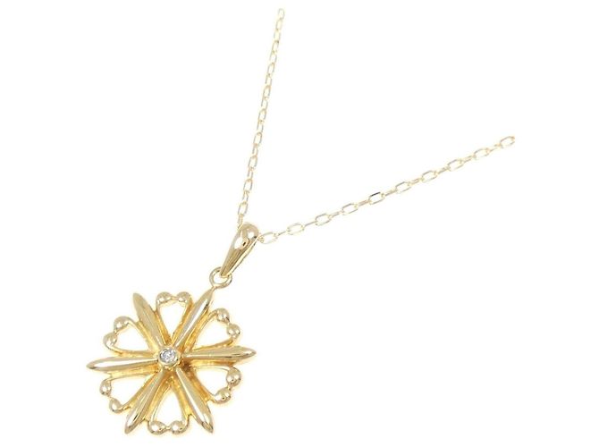 Autre Marque Au750 Diamantenhalskette Golden - Ansicht 2
