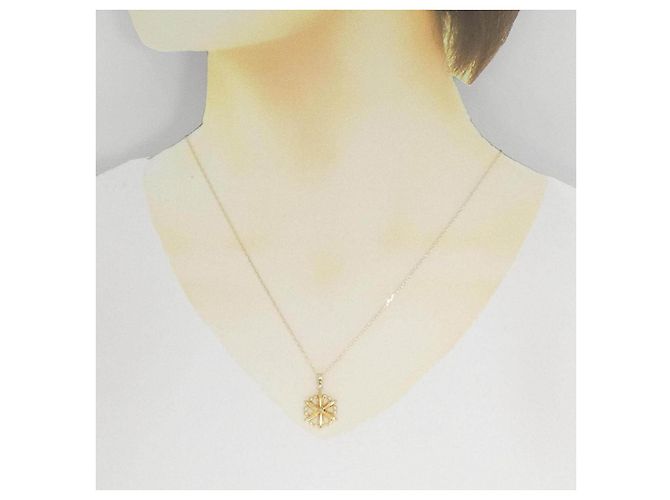 Autre Marque Au750 Diamantenhalskette Golden - Ansicht 6