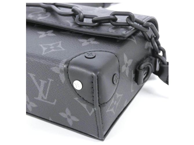 Louis Vuitton Monogram Eclipse Steamer Wearable Wallet Schultertasche Schwarz - Ansicht 3