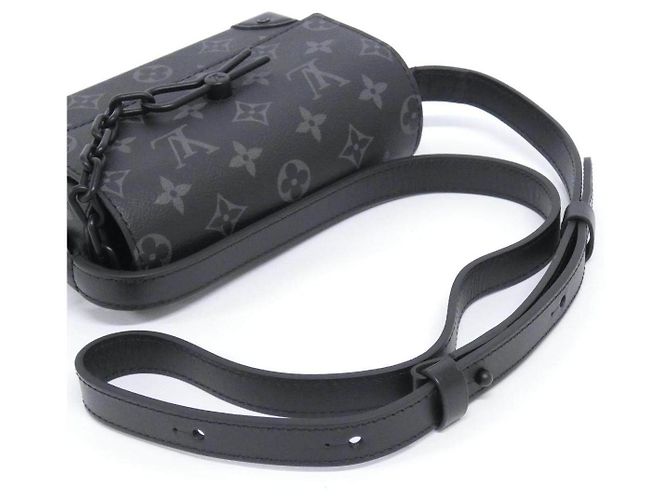 Louis Vuitton Monogram Eclipse Steamer Wearable Wallet Schultertasche Schwarz - Ansicht 4