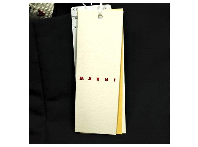 Top sem mangas cocoon Marni em COTTON CADY Preto - vista 4