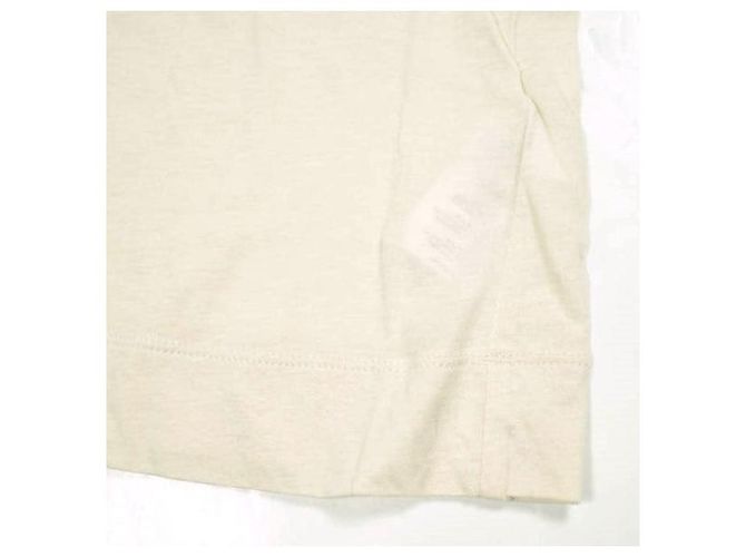 Camiseta de algodón Dries Van Noten HAPPY TAPE Beige Crudo - vista 8