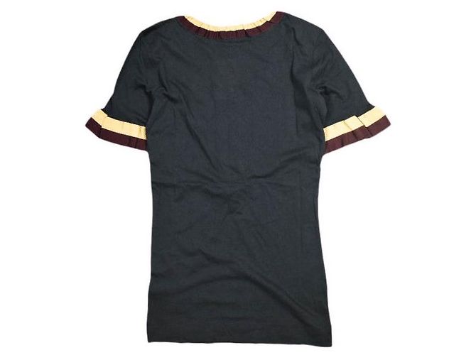 Camiseta de algodón Dries Van Noten HAPPY TAPE Azul Azul marino - vista 2