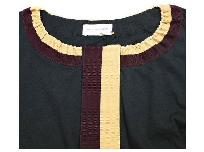 Camiseta de algodón Dries Van Noten HAPPY TAPE Azul Azul marino - vista 5