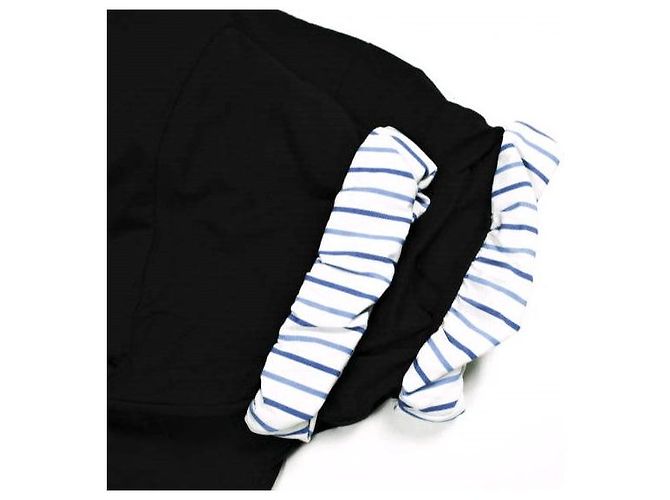 Dries Van Noten HENESSA 8603 Camiseta de algodón Negro - vista 7