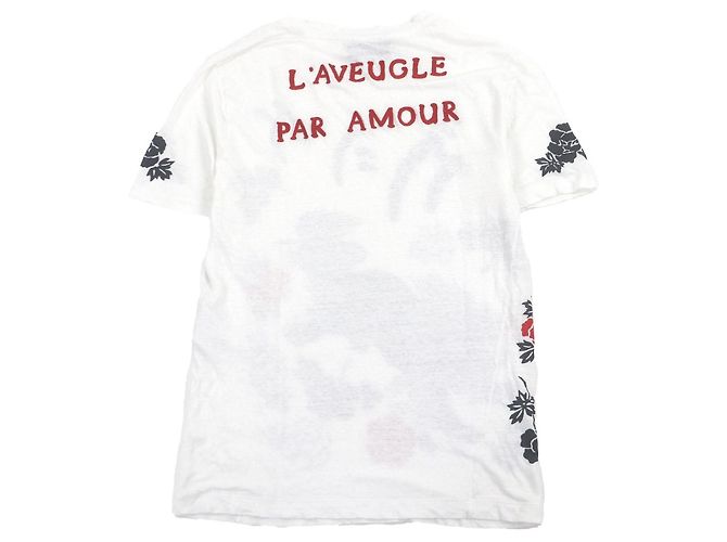 Camiseta de lino Gucci con estampado japonés Shisa Blanco - vista 3