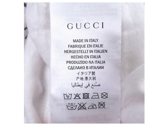 Camiseta de lino Gucci con estampado japonés Shisa Blanco - vista 6