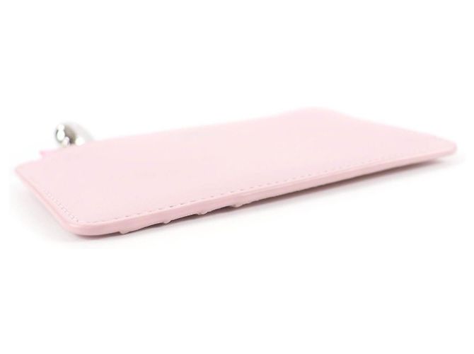 Portacarte e monete Loewe in nappa di vitello lucida Rosa - vista 4