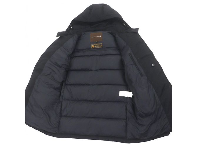 Mackintosh Wool Down Coat Black - view 4