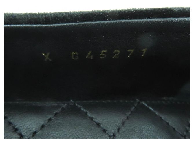 Mocassins en velours CHANEL COCO Mark Noir - vue 10