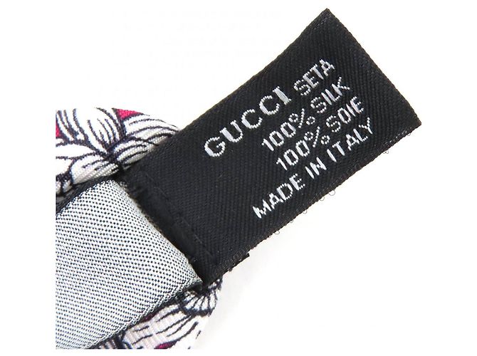 Gucci Butterfly Seiden-Accessoires 4-teiliges Set Braun Schwarz Rot - Ansicht 18