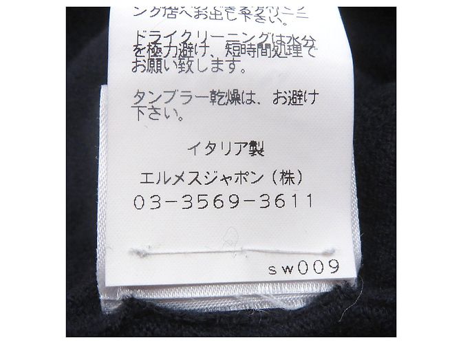 Hermès Kaschmir-Strickware Docking-Design Half-Zip L Blau Lila Marineblau - Ansicht 7