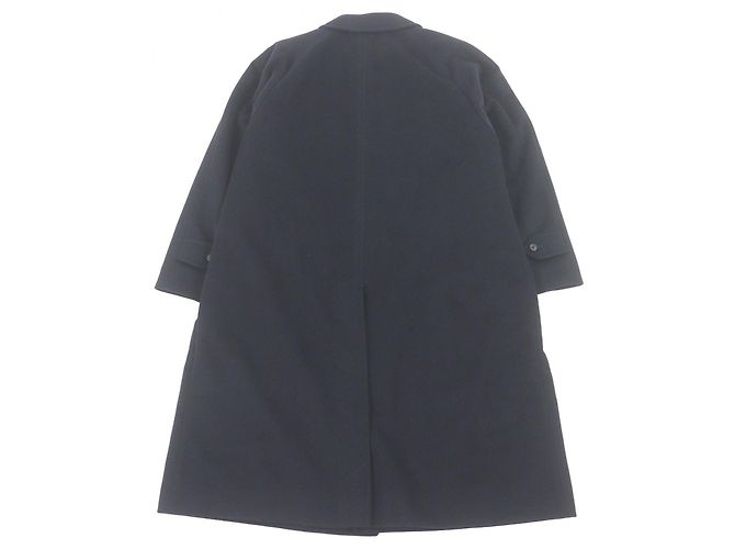 Abrigo de lana Burberry azul marino - vista 4